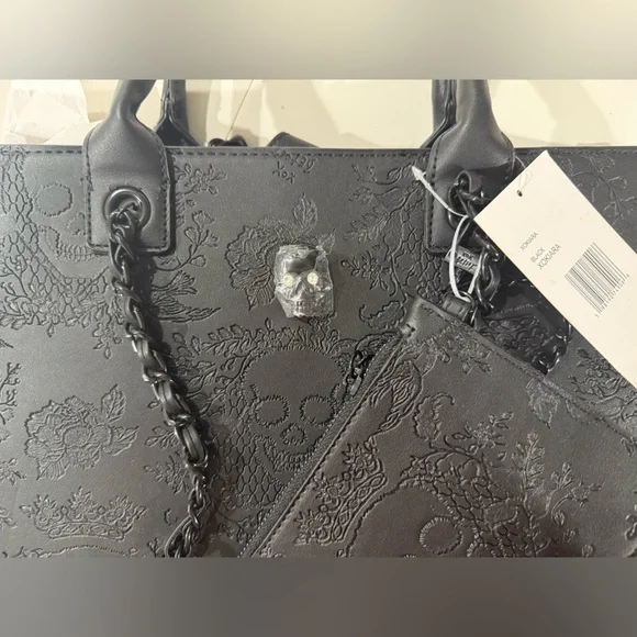 Betsey Johnson Skull Tote - Picture 2 of 11